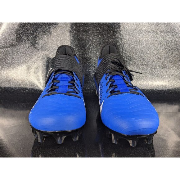 Nike Alpha Menace Pro 2 Mid Football Blue Black Men's Size 16 NEW - Picture 4 of 8